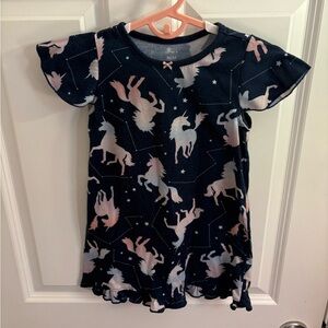 Carter's Navy Unicorn Print Kids Tee